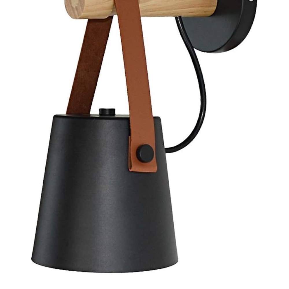 Black and Brown Wall Sconce
